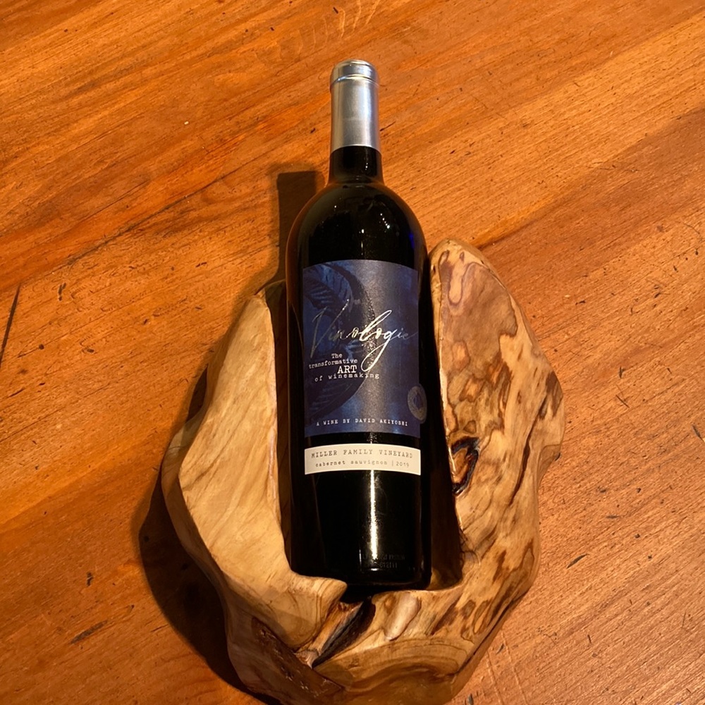Cyprus Root Wine Bottle Holder